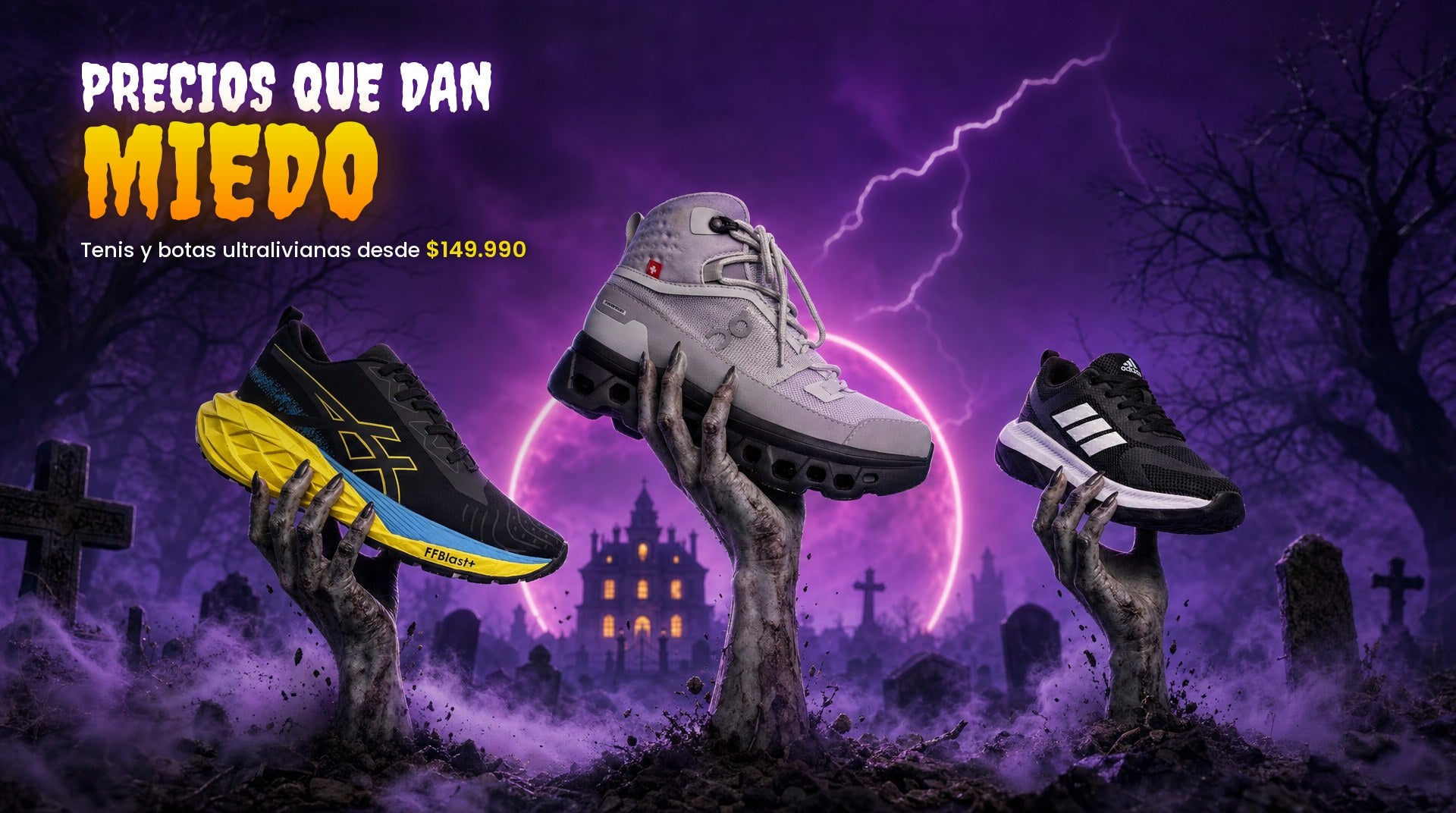 Precios que dan miedo: tenis y botas ultralivianas desde $149.990